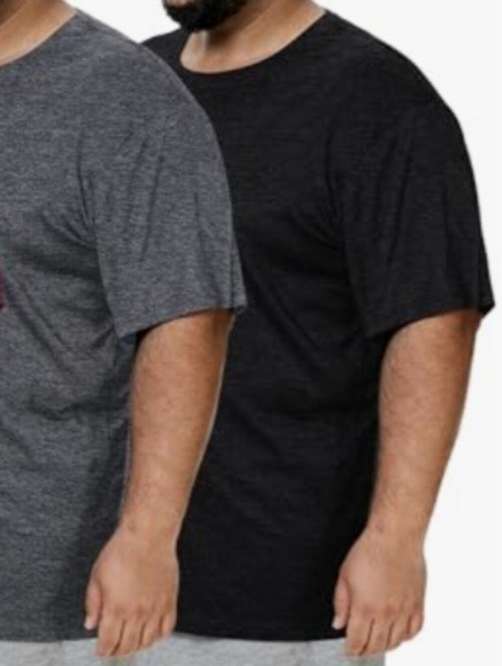 Men's Short Sleeve Crewneck Workout Tee — Black.